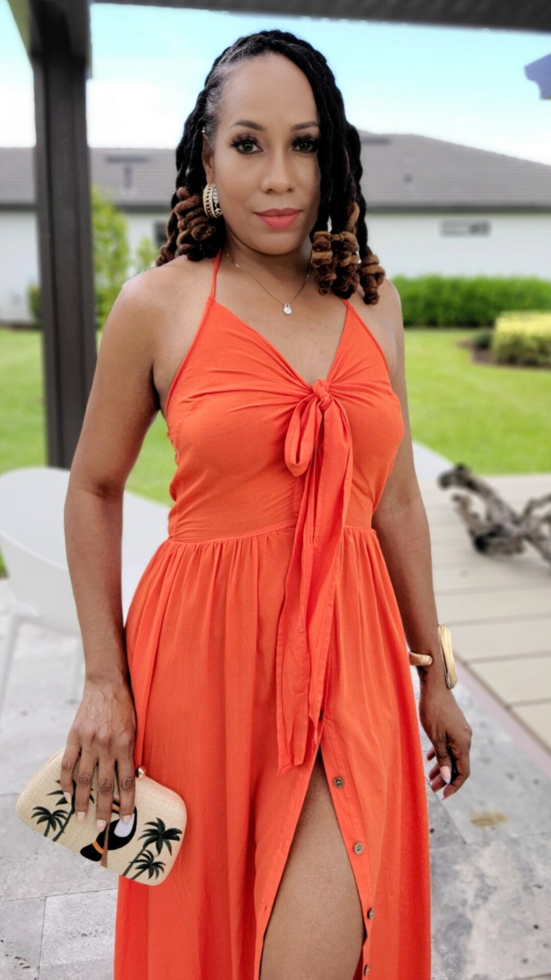 Summertime Me Orange Maxi