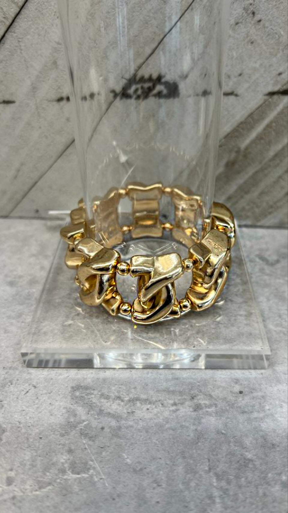 Circle Link Bracelet | Gold