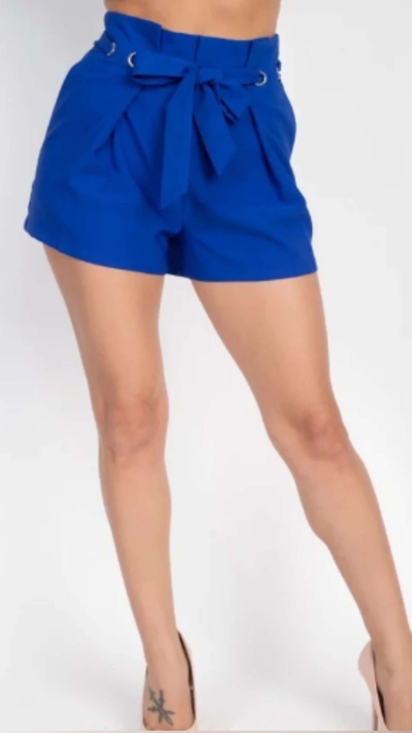 Bag it Paperbag Shorts | Royal Blue