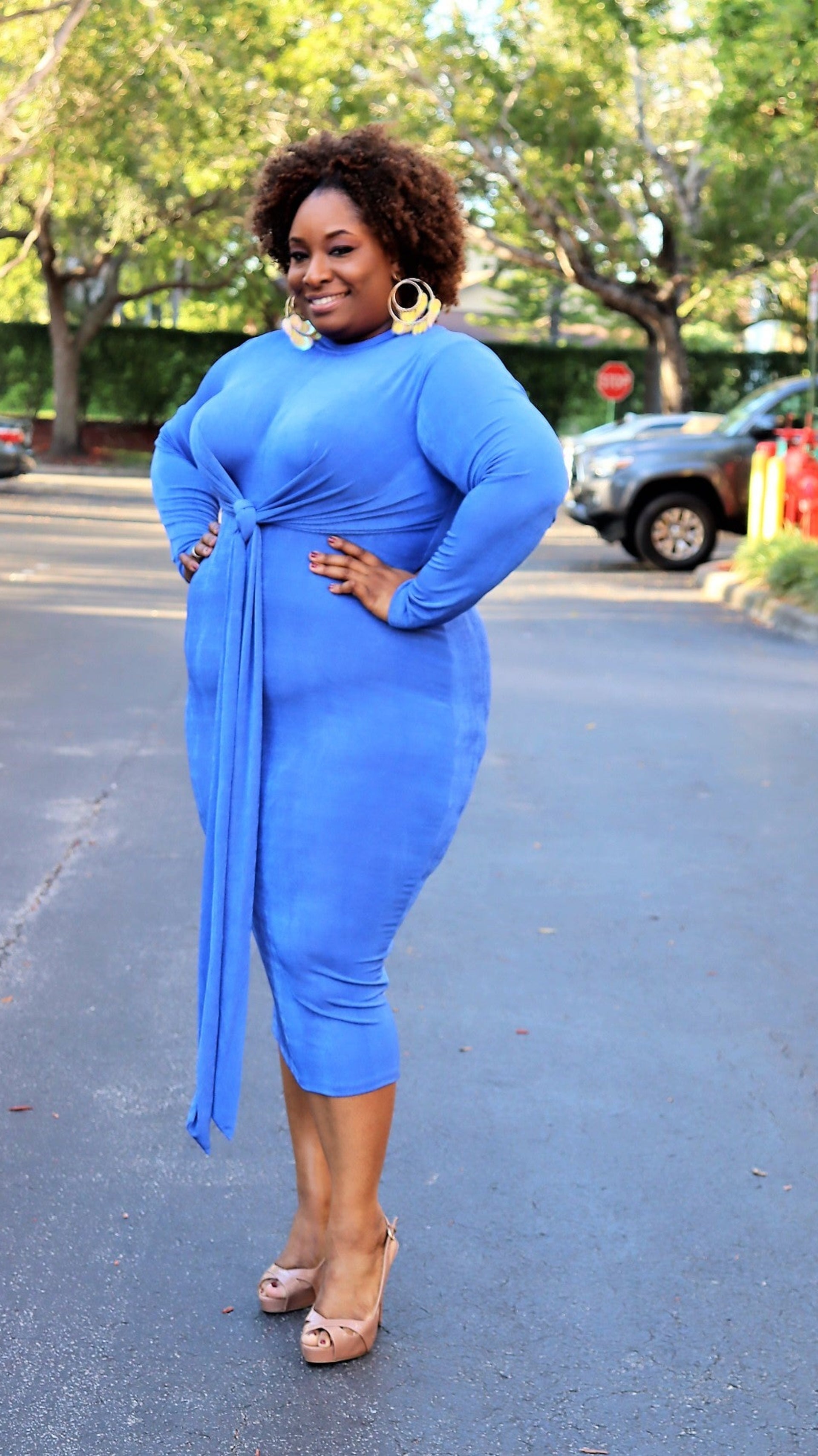 Size 16 hotsell blue dress